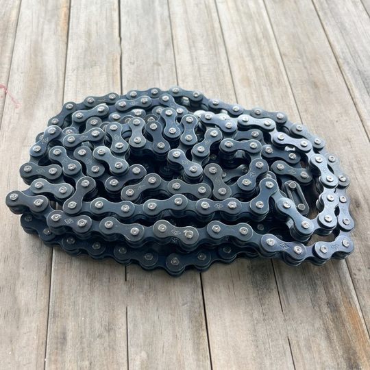 加厚人力三轮车链条脚蹬代步自行车198节车链扣单速老式链条配件