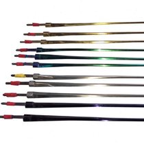 (2 pieces) Zhangpai Stainless Steel Sword Electric Foil Epee Saber Sword Silver Color Gold Blue Black CFA Certified Equipment