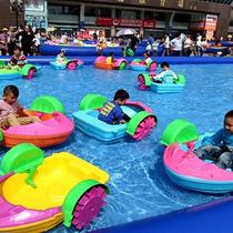 Childrens hand boat electric bumper boat water park toy large inflatable pool swimming pool manufacturer