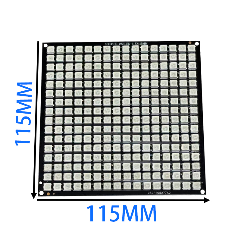 Ws2812 Light Board, Colorful 256 Light Board, 16X16, 16*16, 256 Pixels, Colorful, Color-Changing Led Ws2812 Light Board, Colorful 256 Light Board, 16X16, 16*16, 256 Pixels, Colorful, Color-Changing Led