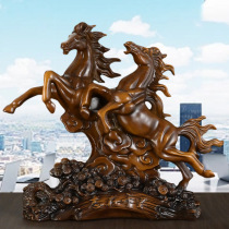 Deliver horse ornaments on behalf of the horse to successfully attract wealth zodiac sign horse office shop relocation and opening craft gifts