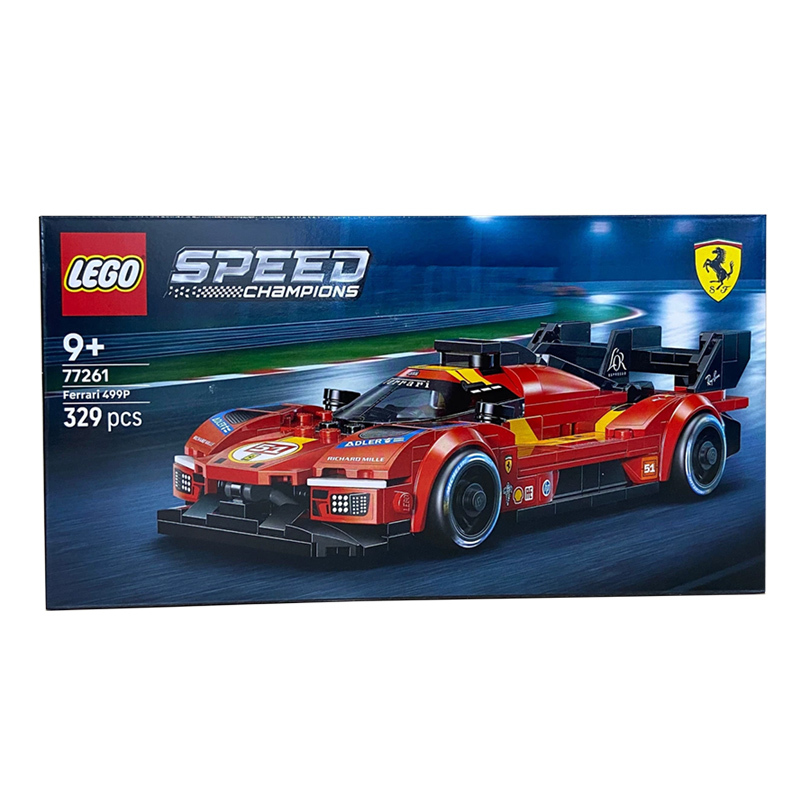 Lego Super Racing Speed Series 77261 Ferrari 499P Supercar Toy Gift for Boys