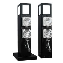 Outdoor Patio Hydropower Lamp Integrated Pile Landscape Garden Camp Rain-proof 10A16A socket column caravan hydroelectric pile