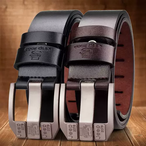 Мужские пояса талии кожаный человек для джинсов черный мужчина