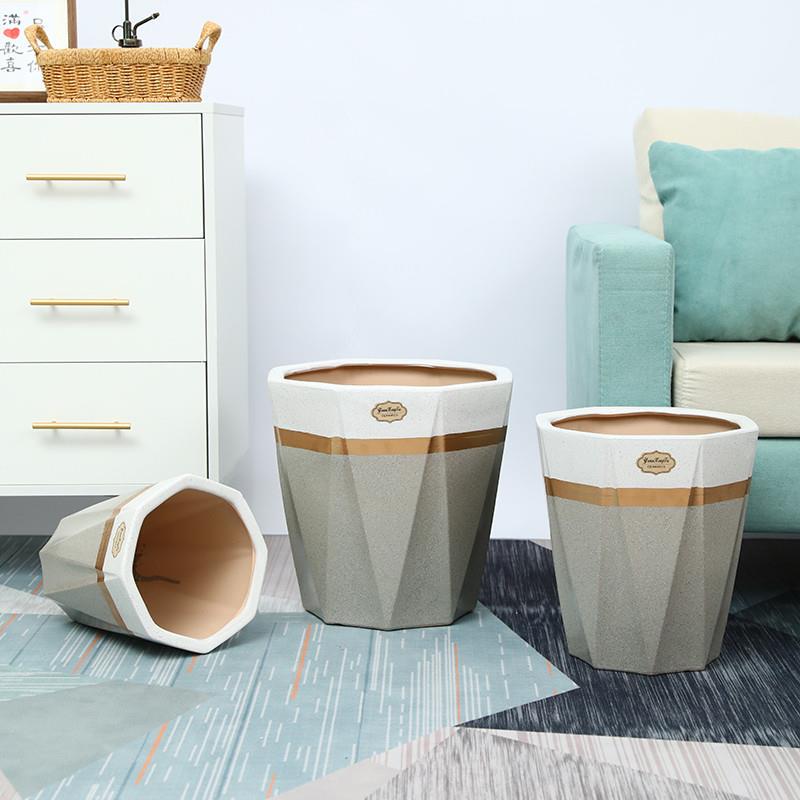 Ceramic Flower Pot for Living Room Home Use, Nordic Light Luxury Large Diamond-Shaped Money Tree Floor-Standing Large Flower Pot Ceramic Flower Pot for Living Room Home Use, Nordic Light Luxury Large Diamond-Shaped Money Tree Floor-Standing Large Flower Pot