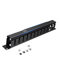 Zonghang 12-speed 24-port cable management rack network cabinet cable manager rack-mounted 48-port network patch panel telephone cable management slot non-uniform cable management rack