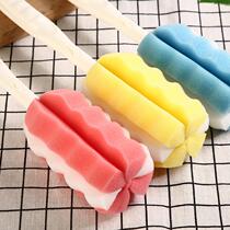 Replaceable sponge head cup brush lengthened handle cleaning brush bottle brush glass cup brushed manufacturer custom-made