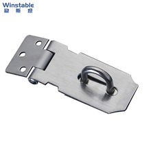 Wenstan stainless steel anti-theft hasp buckle door and window hardware door buckle lock plate cabinet padlock buckle door and window accessories steel