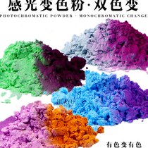 Optical change pigment photosensitive paint coating screen printing UV color changing powder nail art toy injection molding optical change powder
