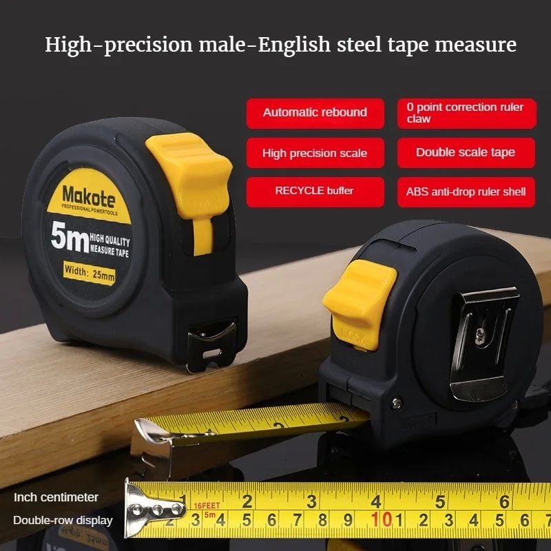 3M/5M/7.5M/10M Metric and Inche tape measure retractable Thi