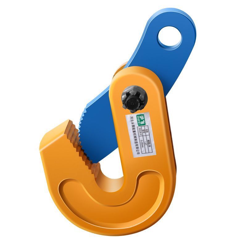 German Imported Steel Plate Special Clamp Crane Plate Clamp Boom Hook L-Shaped 1.6t0.8 Ton 2.5t3.2 Iron Plate German Imported Steel Plate Special Clamp Crane Plate Clamp Boom Hook L-Shaped 1.6t0.8 Ton 2.5t3.2 Iron Plate
