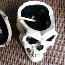 Funny ashtray for boyfriend gift cute creative ornaments personalized pirate skull bar decoration retro evil