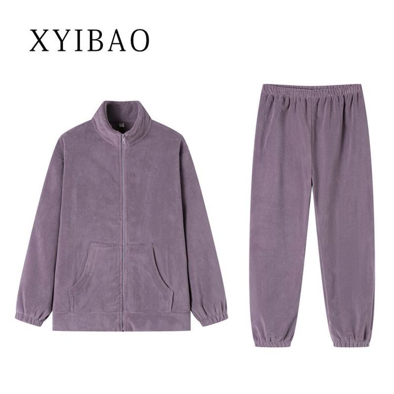2025 New Coral Velvet Pajamas for Women, Winter Two-Piece Set, Fashionable Home Wear, Young and Beautiful Flannel for Outer Wear 2025 New Coral Velvet Pajamas for Women, Winter Two-Piece Set, Fashionable Home Wear, Young and Beautiful Flannel for Outer Wear
