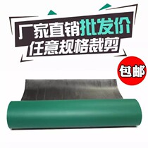 Anti-static floor mat green high temperature resistant rubber sheet green anti-static rubber floor leather anti-slip laboratory