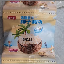 Coconut Crisps Roasted Coconut Chunks Hainan Specialty Coconut Crisps Roasted Fresh Coconut Dried Coconut
