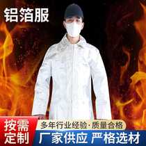 Manufacturers 1000 degree aluminum foil insulation clothing high temperature resistant protective clothing aluminum foil coats