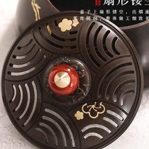 Small hand stove for heating ancient costume hand warmer hand stove ancient hand-held charcoal air incense stove incense stove small copper stove portable