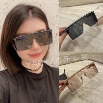 French Di-or Dior sunglasses for men and women new full presbyopic logo windproof and sunscreen oversized sunglasses