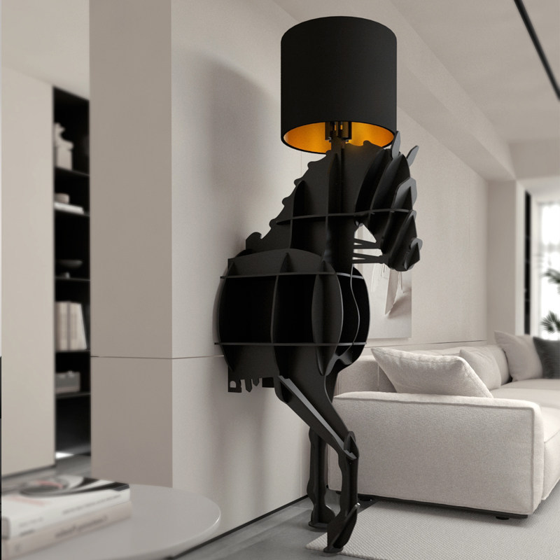 Living Room Floor Lamp, Entryway Partition, Italian-Style Display Cabinet, Artistic Creative Entryway Decoration, Living Room Decoration, Foyer Screen