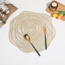 Rose Placemat Pvc High Temperature Resistant Coaster High-en