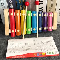 Direct selling wooden childrens educational toys octave hand percussion xylophone percussion xylophone early childhood education music instrument customization