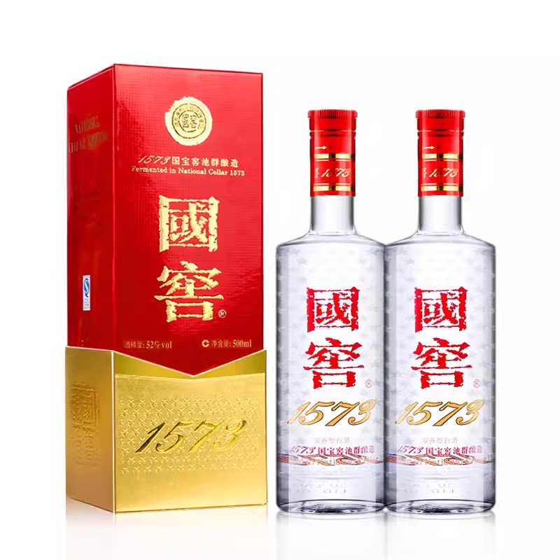 国窖1573 52度双瓶装：浓香天花板！送礼自饮都超有面儿🔥-白酒-淘宝好物网