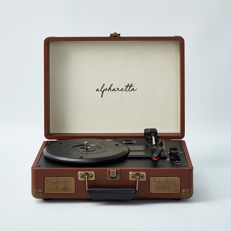 Alpharetta Vinyl Record Player Retro High-End Bluetooth Speaker Birthday Housewarming Wedding Gift