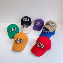 CAP letter childrens baseball cap casual style childrens baseball cap baby summer boys and girls personalized peaked cap