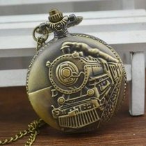 Pocket watch mens Roman drawing automatic boy and girl student handmade old mans pocket watch without cover hanging