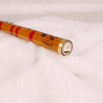 Old bamboo harvest flute with copper pipe pipe to tailor the introduction flute
