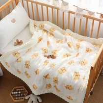 Childrens quilt beanie comfort quilt digital printing non-fluorescence newborn baby small quilt baby blanket