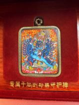 Yamantaka Thangka one-on-one opening provincial painter Regong Thangka purely hand-painted mineral pigments