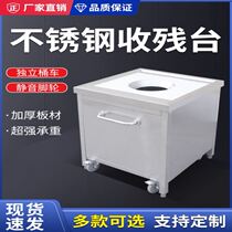 Stainless steel scrap collection truck garbage truck hotel trash collection truck canteen dining truck scrap collection truck scrap food table collection truck