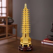 Alloy Wenchang Tower Home Furnishings Thirteenth-story Office Study Desk Crafts Nine-story Pagoda Living Room Decorations