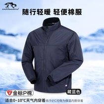 Tiger Camp Winter Lightweight Cotton Tactical Warm Jacket PRIMALOFT Hoodless Windproof Cotton Jacket Outdoor Men CJ01