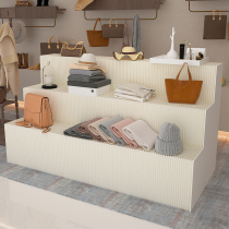 Multi-story exhibition stand exhibition display stand clothing store flow table product display rack island table folding display cabinet
