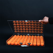 Bidding ball box table tennis box commercial event display acrylic box table tennis storage box high transparency