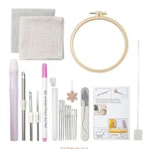 Embroidery Needle Adjust Hooking Tool Kits Rug Em