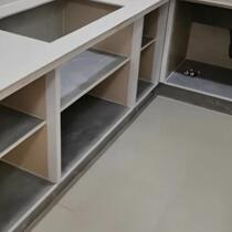 A complete set of ceramic tile cabinet accessories a complete set of large trough and small trough kitchen stoves and a complete set of aluminum alloy profiles