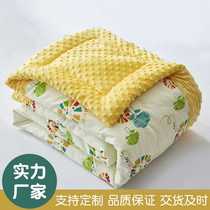 Kindergarten cotton winter quilt thickened childrens quilt baby soothing beanie quilt baby hug quilt a type small quilt