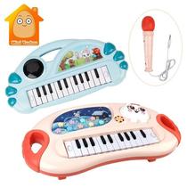 Kids Piano Instrument Toy Musical Teaching Keyboard Flash El
