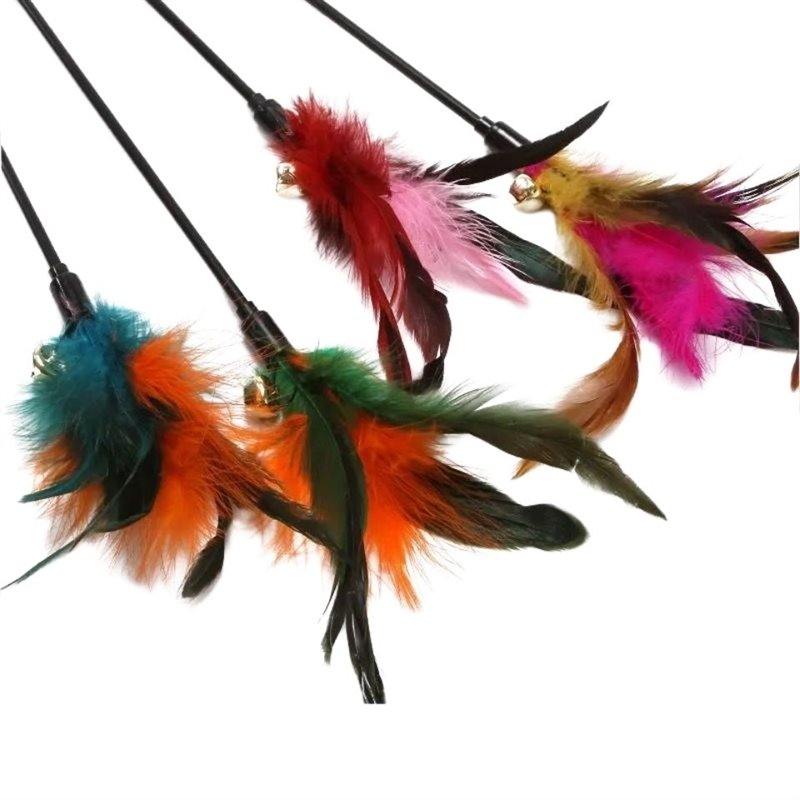 Handheld long-style kitty toy durable to tease a cat stick bite to tease a cat's cat Cat God Cat-Taobao