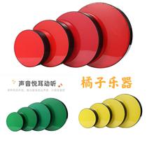 Childrens matte dance tambourine tambourine Orff traffic light colorful drummer beat drum kindergarten teacher with rattle
