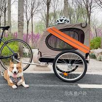 Outdoor riding mountain bike trailer rear-mounted bucket pet car with dog artifact stroller electric car manufacturer