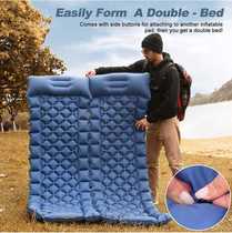 Outdoor product air mattress portable picnic camping beach air mattress TPU spliced ​​foot air mattress