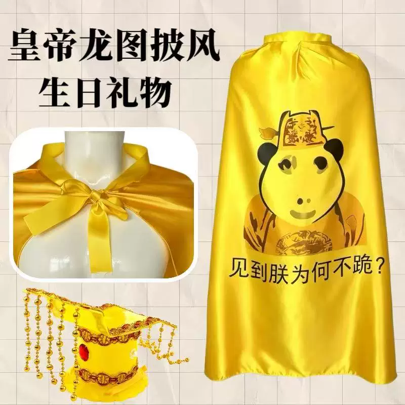 Funny emperor dragon picture cloak dragon robe cloak see me why don't you kneel cosplay game play abstract versatile