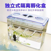 Fish tank hatching box independent isolation box cuttlefish breeding box betta box acrylic isolation tank multi-function outside the tank
