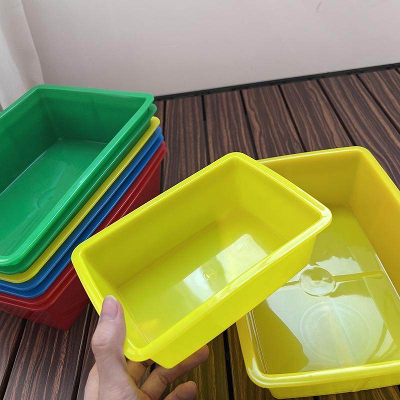 Colorless Mini Storage Box Plastic Rectangular Small Parts Seafood Frozen Packaging Plastic Box Material Basin