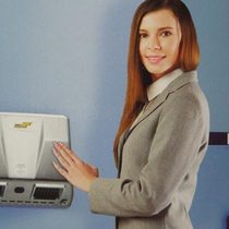 New product Maideer MS215A1 hand dryer fully automatic induction stainless steel brushed double air hand dryer