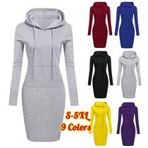 2023 WomenAutumn Winter Fashion Sweatshirt Dresses Female Po